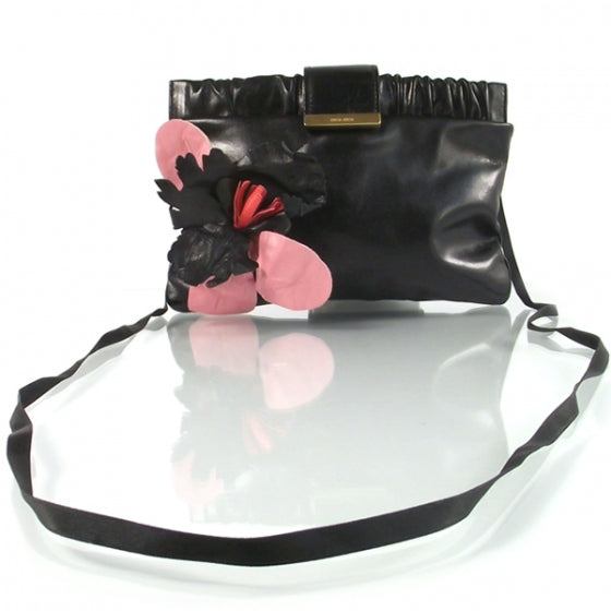 Leather Clutch Black