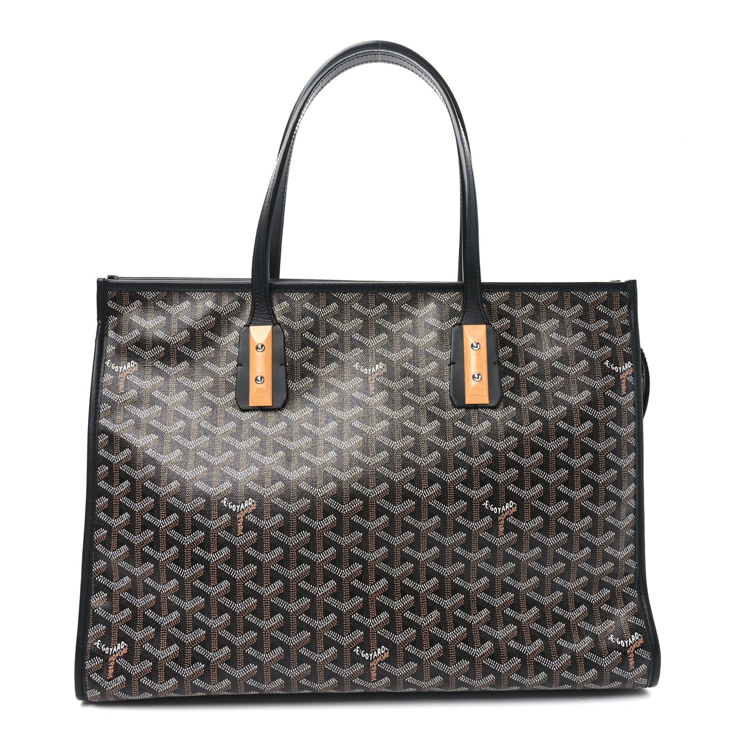 Goyardine Marquises Tote Black
