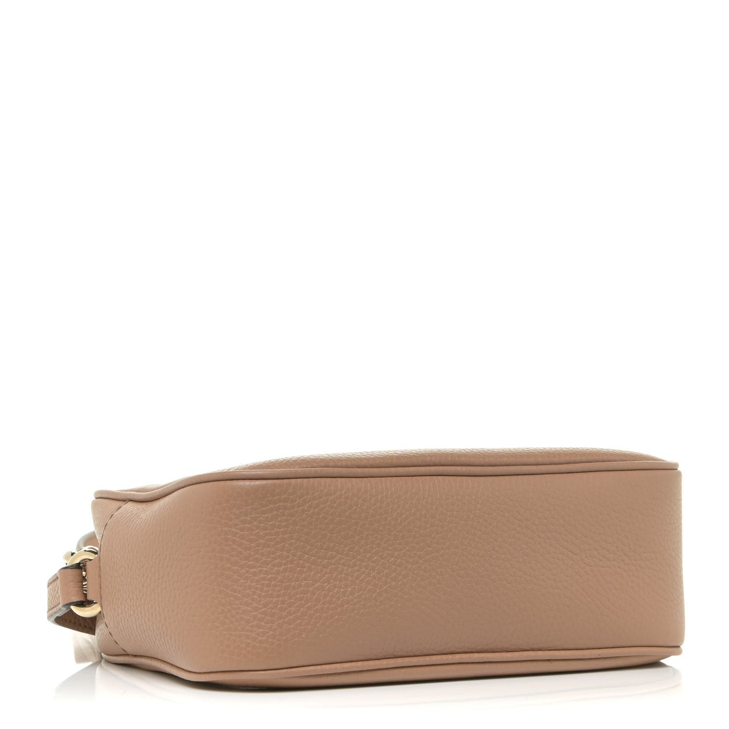 Pebbled Calfskin Small Soho Disco Bag Camelia