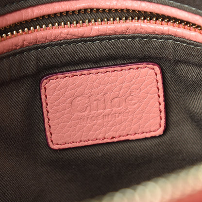 Chloe Calfskin Medium Marcie Satchel Coral Pop 7 of 12