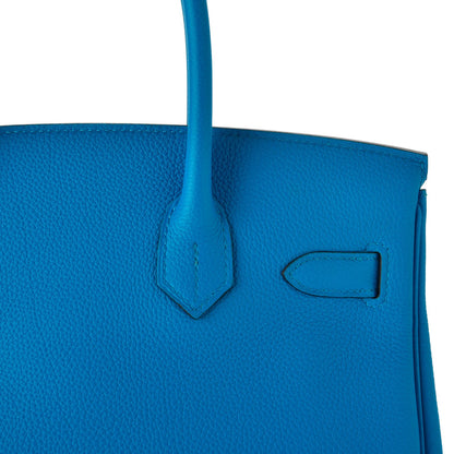 Hermes Togo Birkin 30 Bleu Zanzibar Malachite 12 of 37
