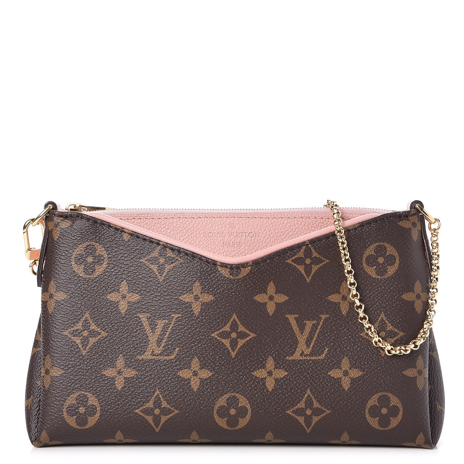 Louis Vuitton Monogram Pallas Clutch Rose Poudre 1 of 8