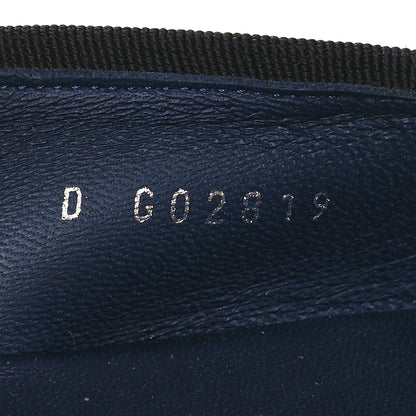 Chanel Denim Printed Quilt CC Cap Toe Ballerina Flats 37 Navy Blue Dark Grey 8 of 9