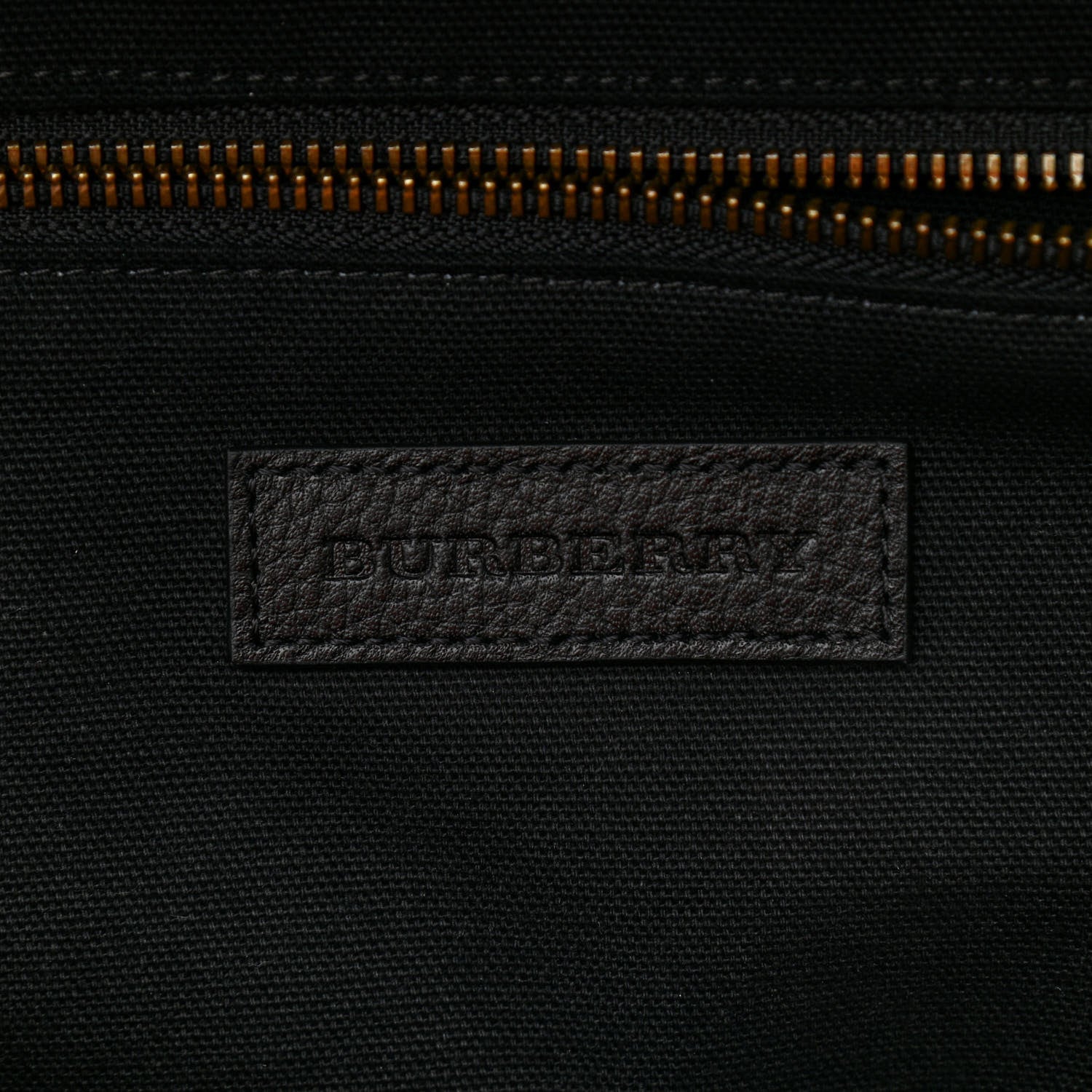 Burberry Mega Check Calfskin Abbeydale Simple Backpack Black Camel 6 of 10