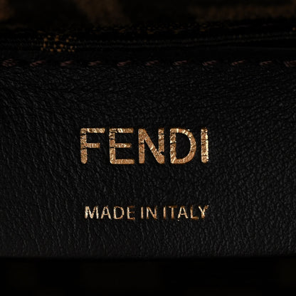 Fendi Canvas Vitello FF Multicolor Embroidered Mini By The Way Top Handle Boston Bag Multicolor 5 of 10
