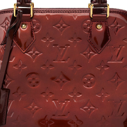 Louis Vuitton Vernis Alma PM Rouge Fauviste 8 of 10