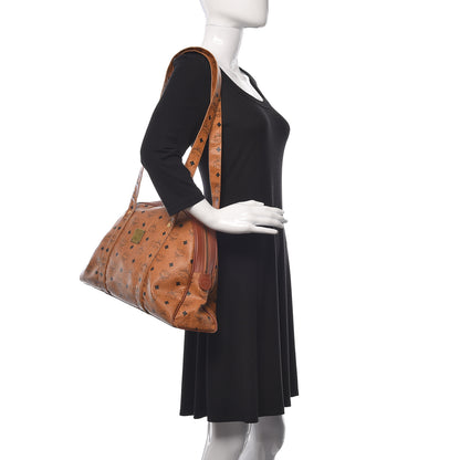 MCM Visetos Shoulder Bag Cognac 2 of 14