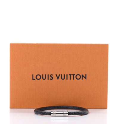 Louis Vuitton Damier Graphite Keep It Bracelet 19 4 of 4