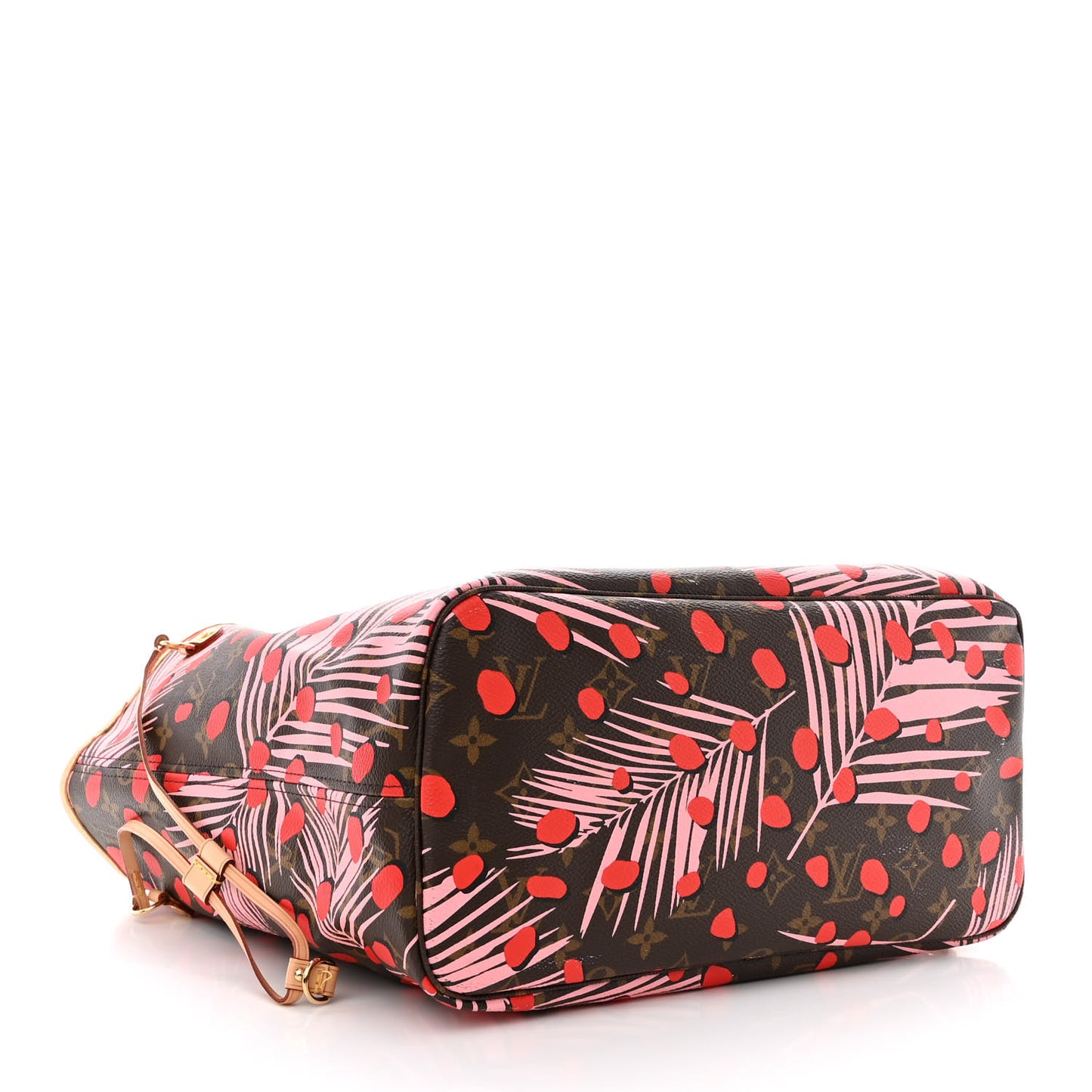 Monogram Jungle Dots Neo Neverfull MM Sugar Pink Poppy