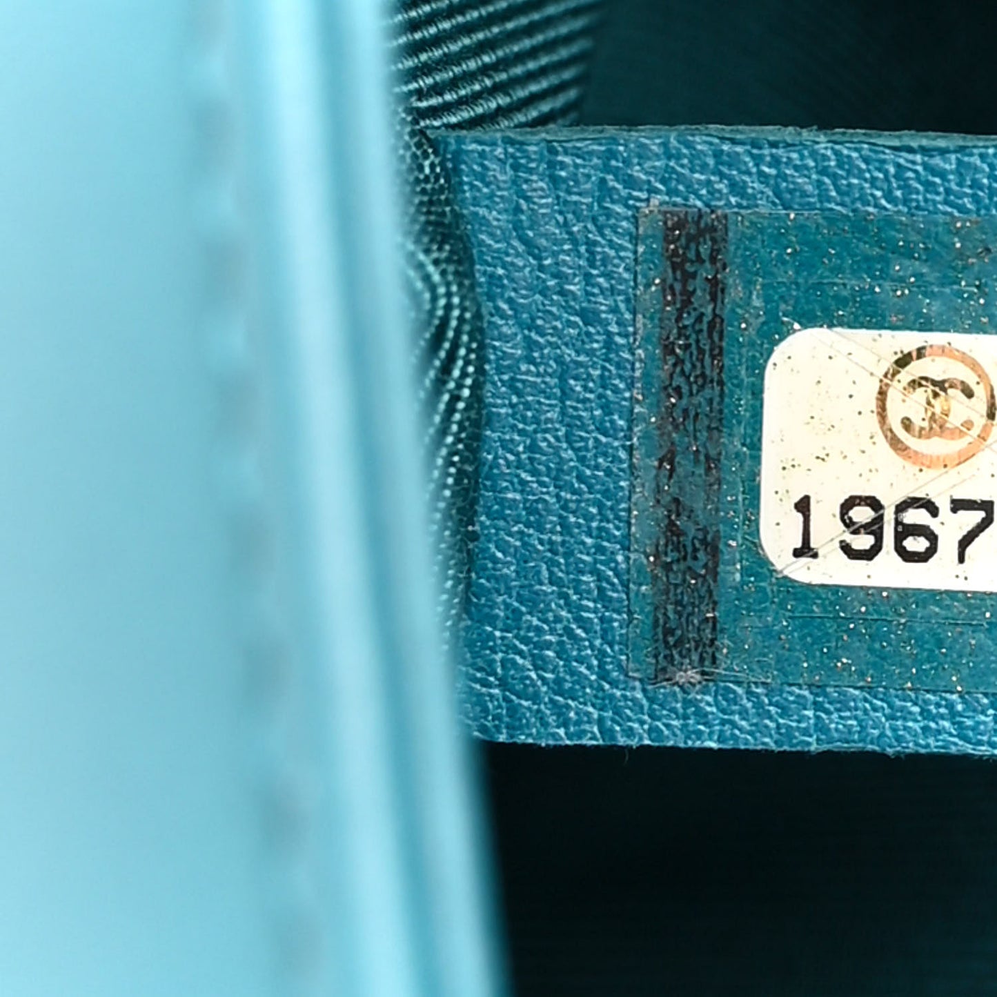 Lambskin Quilted Small Boy Flap Dark Turquoise