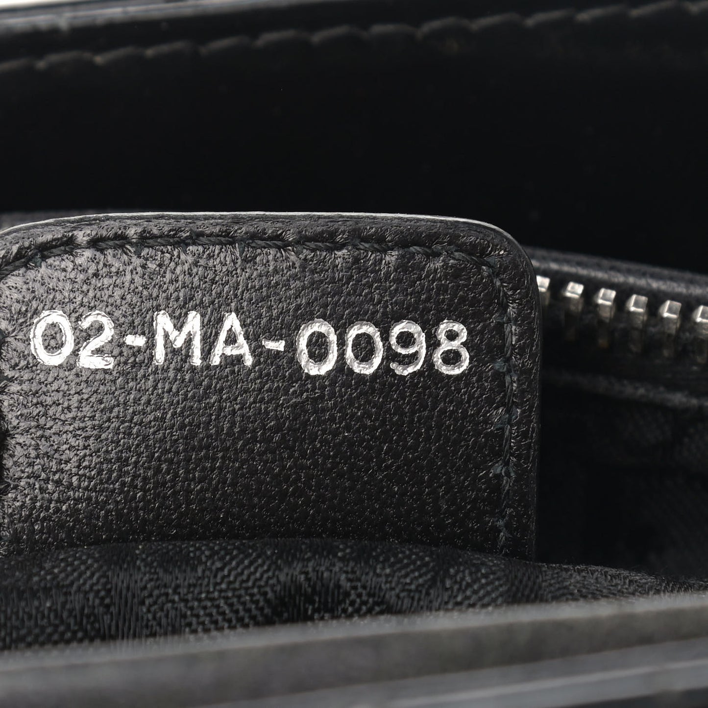 Patent Cannage Stitched Medium Lady Dior Black