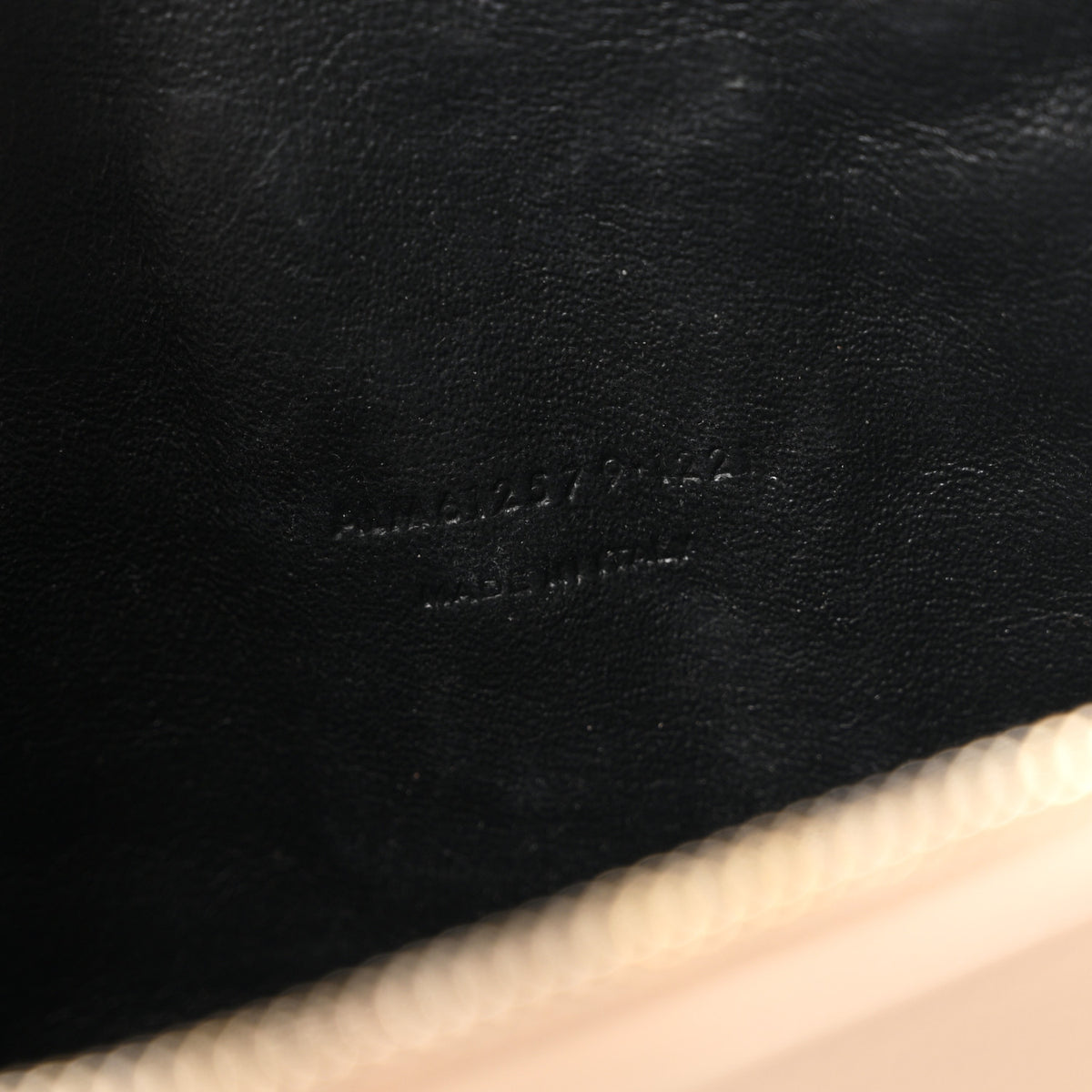Saint Laurent Grain De Poudre Matelasse Monogram Mini Lou Camera Bag Dark Beige 7 of 11