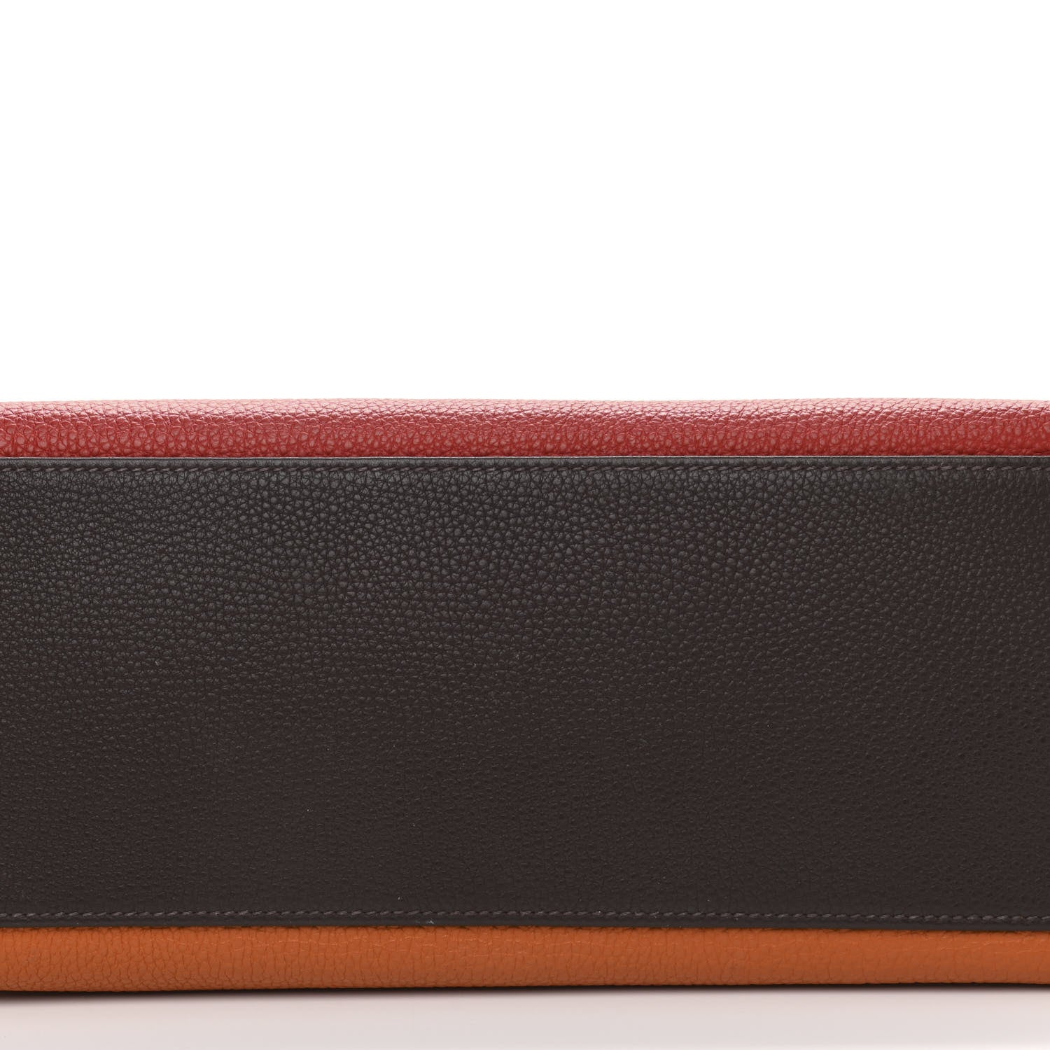 Hermes Togo Tri-Color Kelly Retourne 32 Vermillion Orange Ebene 11 of 16