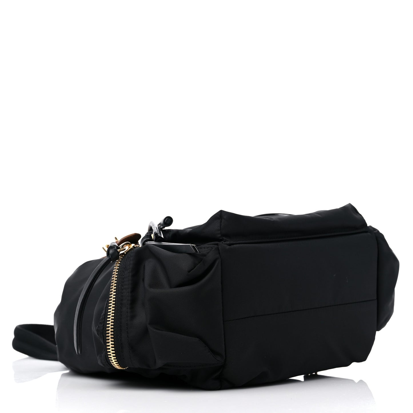 Nylon Medium Rucksack Backpack Black