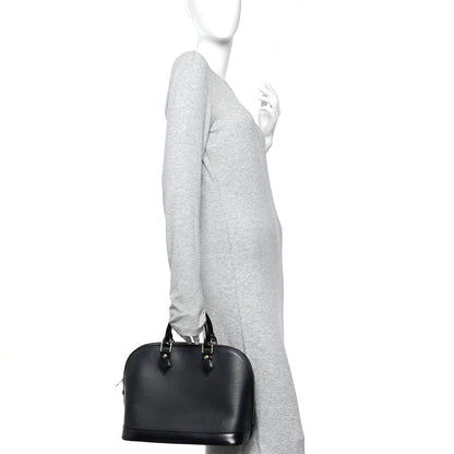 Louis Vuitton Epi Alma PM Black 2 of 9