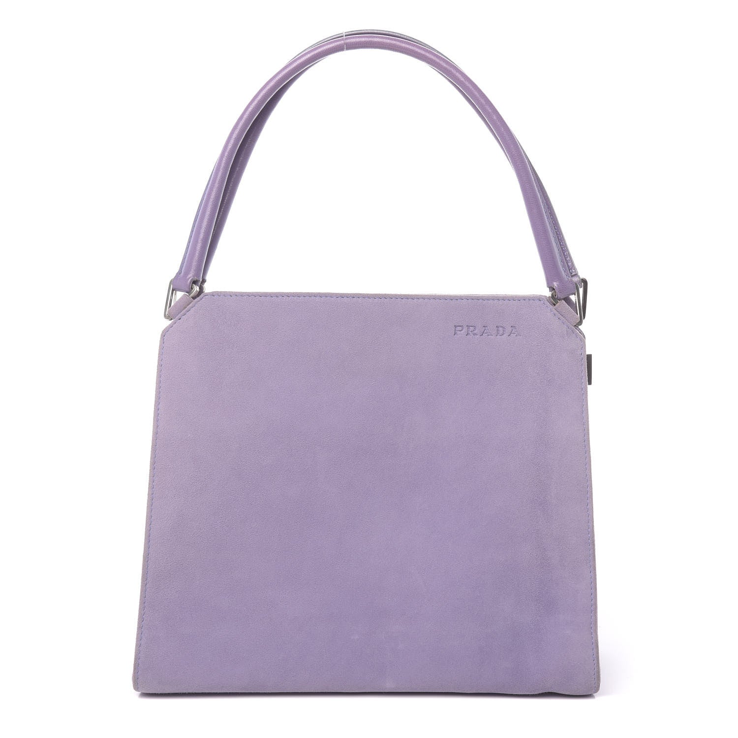 Prada Camoscio Chic Shoulder Bag Lilla 1 of 9