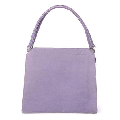 Prada Camoscio Chic Shoulder Bag Lilla 1 of 9