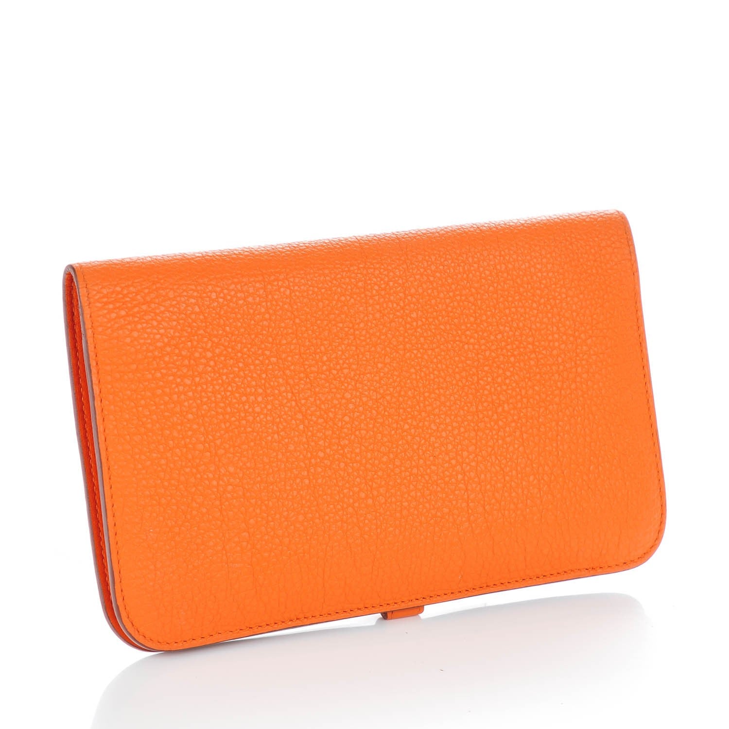 Hermes Togo Dogon Duo Wallet Orange 3 of 9