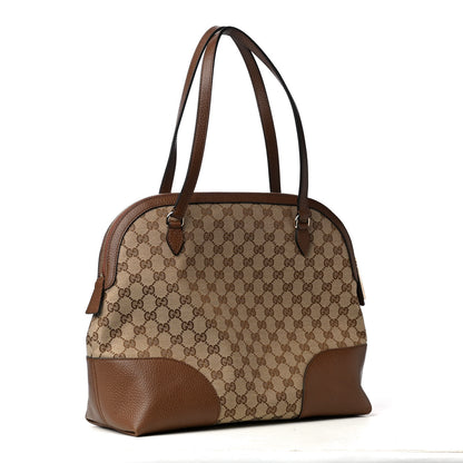 Gucci Monogram Medium Bree Shoulder Bag Beige Tabacco 2 of 11