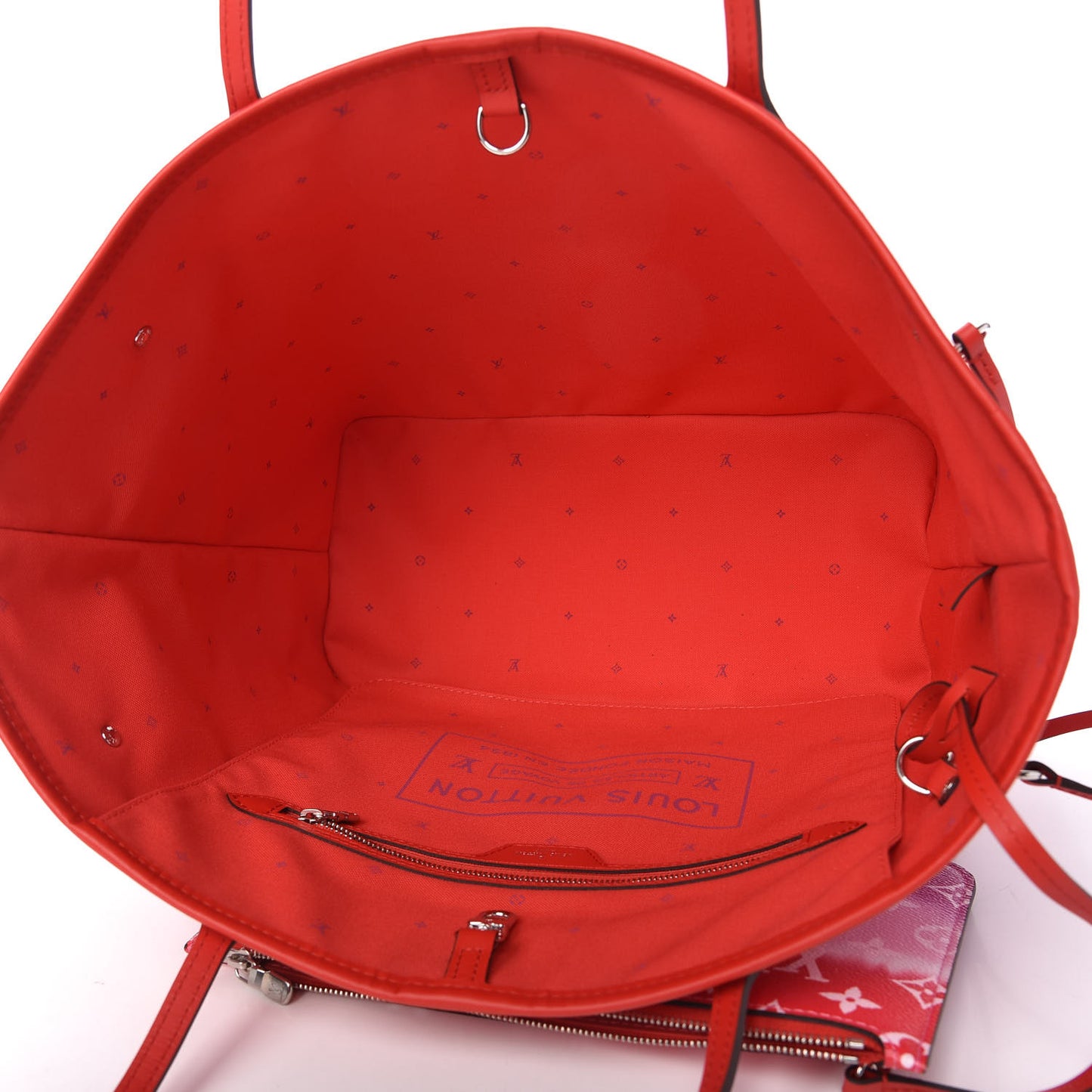Monogram Escale Neverfull MM Rouge