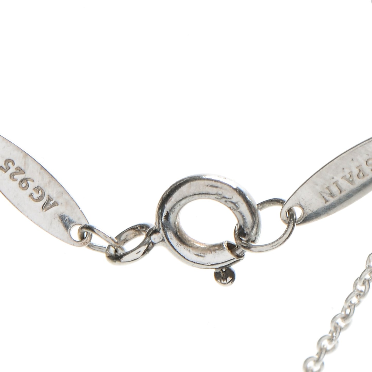 Sterling Silver Diamond .05ct Elsa Peretti Diamonds by the Yard Bracelet