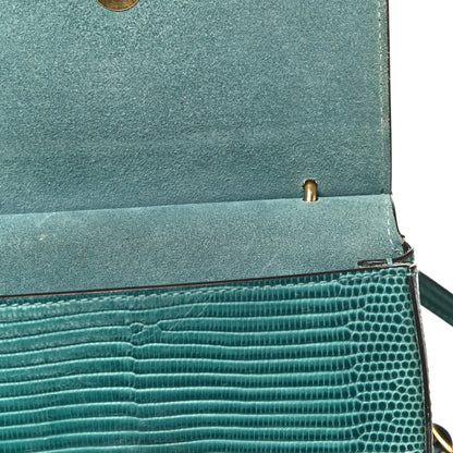 Mulberry Lizard Embossed Calfskin Small Amberley Satchel Frozen 12 of 15