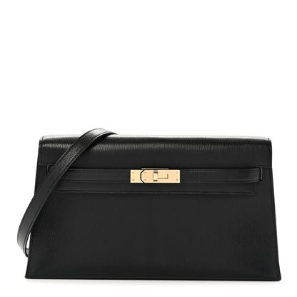 Hermes Chevre Chamkila Kelly Elan Black 1 of 11