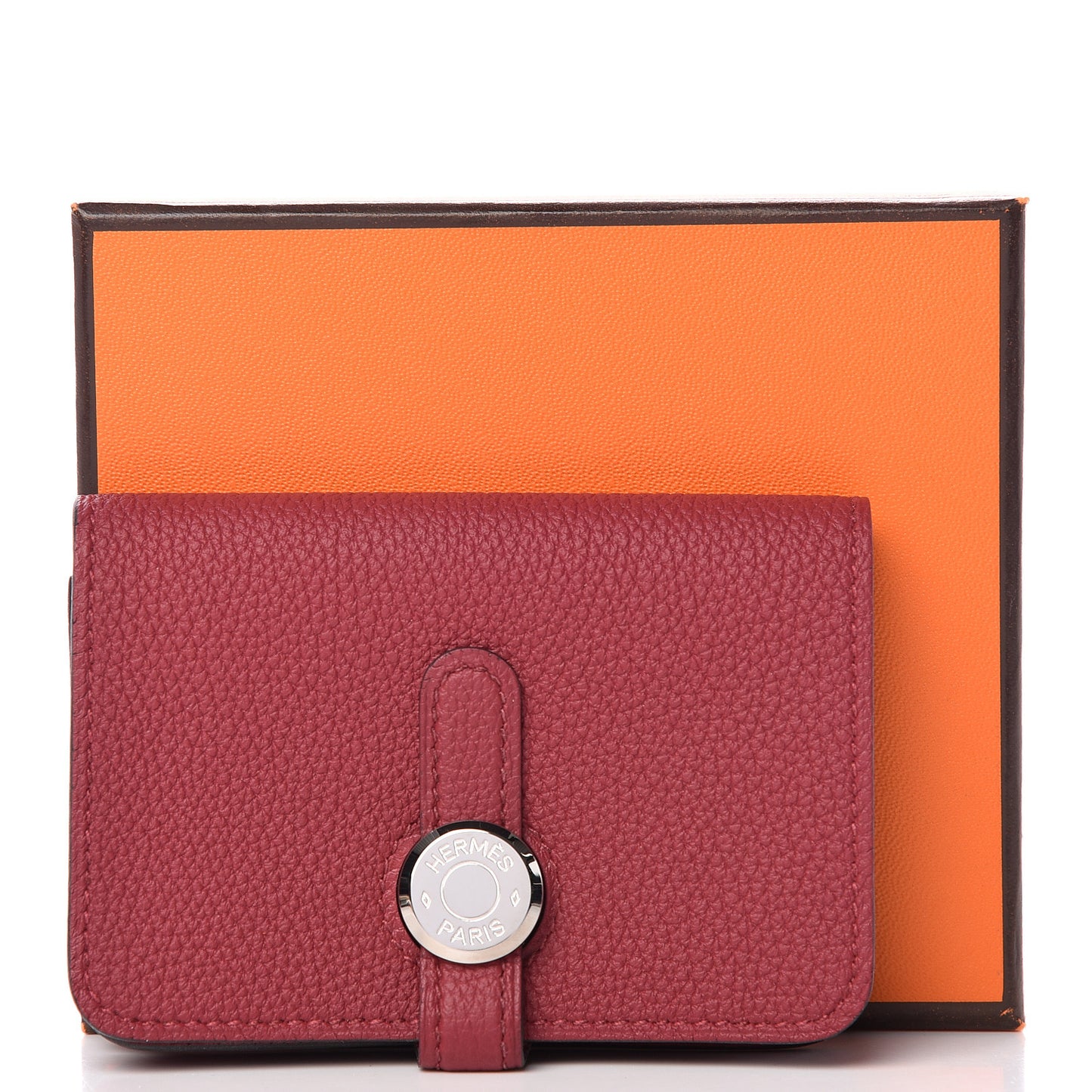 Togo Dogon Card Case Rouge Grenat