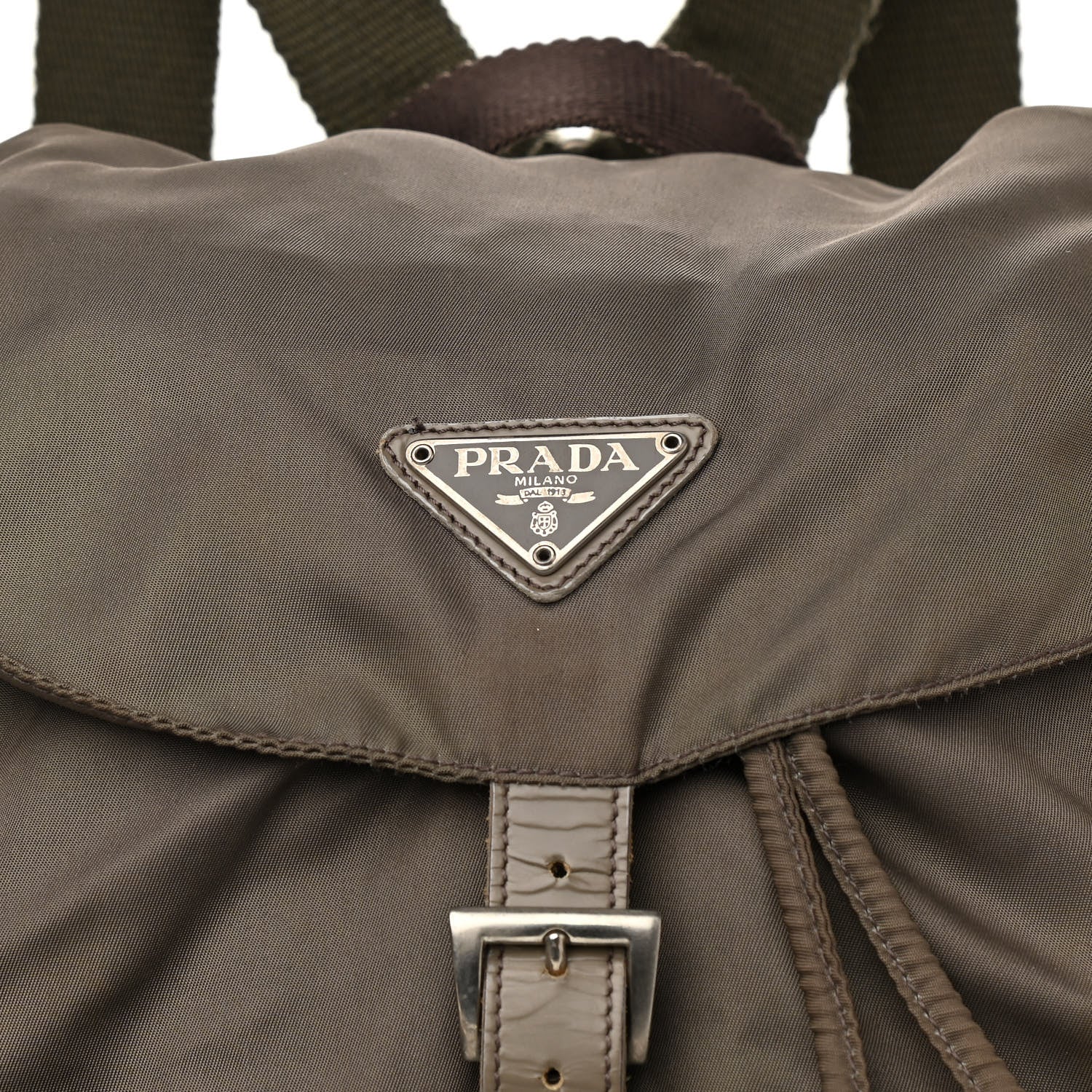Prada Tessuto Nylon Vela Medium Backpack Fumo 8 of 19