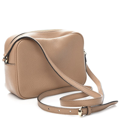 Gucci Pebbled Calfskin Small Soho Disco Bag Camelia 3 of 10