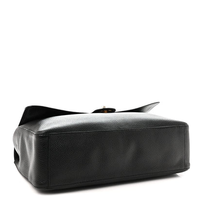 Chanel Grained Calfskin Souplissimo Maxi Flap Black 4 of 11