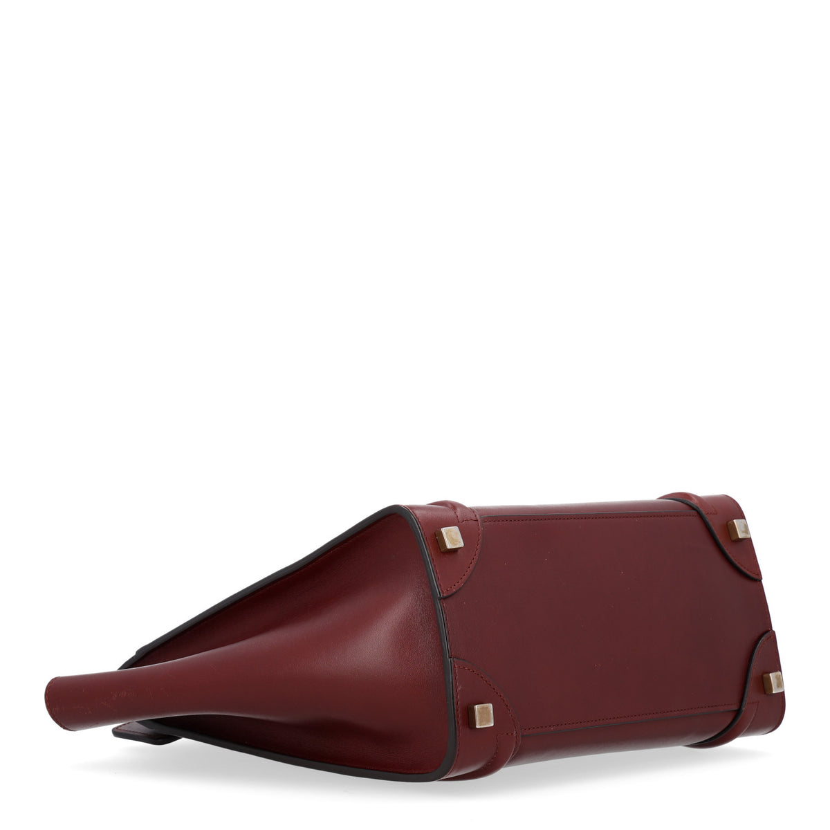 Celine Smooth Calfskin Micro Luggage Burgundy 6 of 21