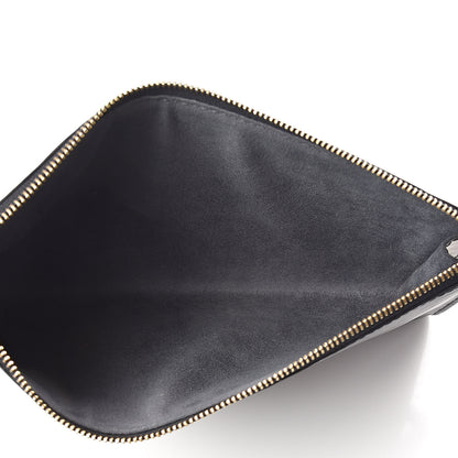 Louis Vuitton Epi Pochette Accessories 24 Black 5 of 8