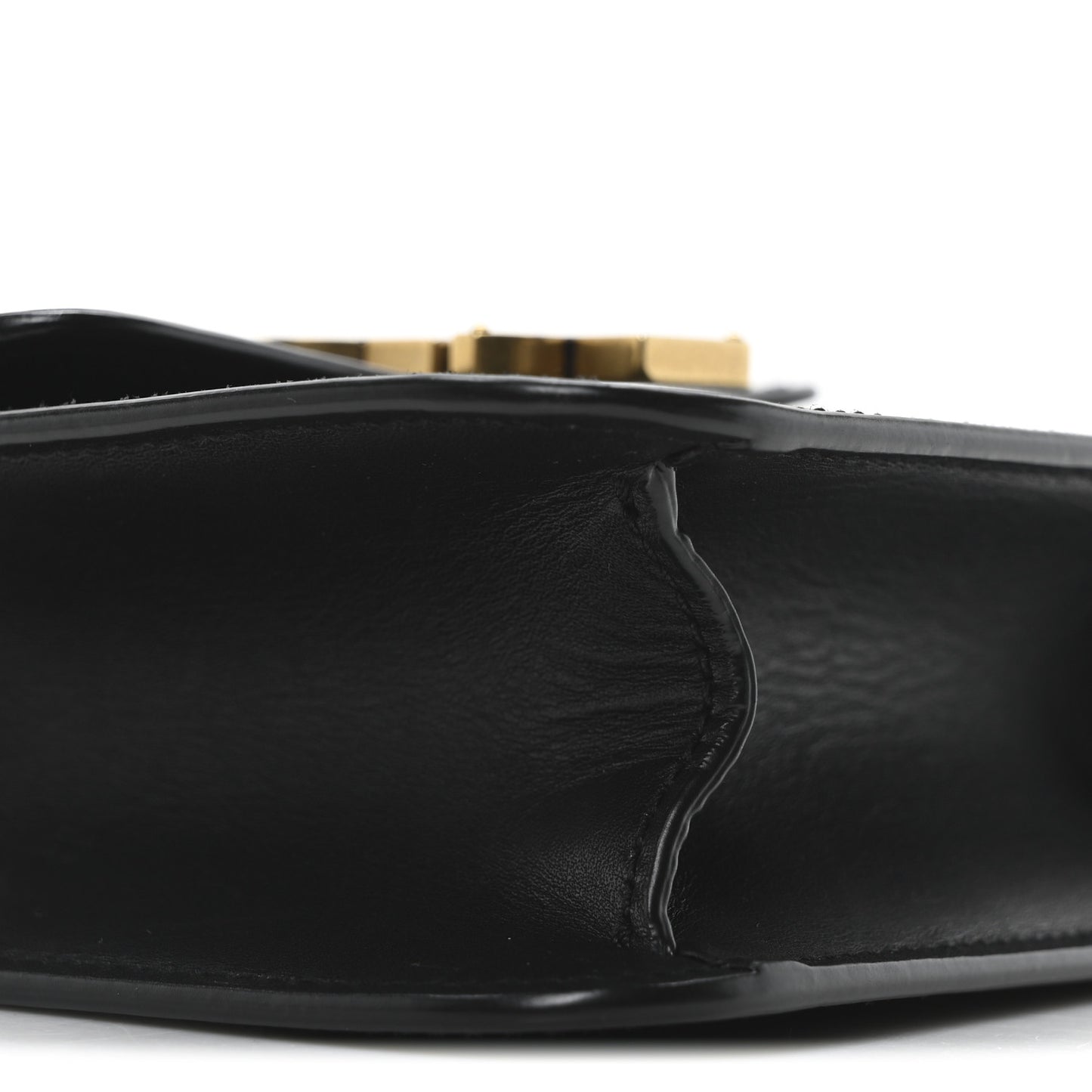Smooth Calfskin North South Kaia Satchel Black