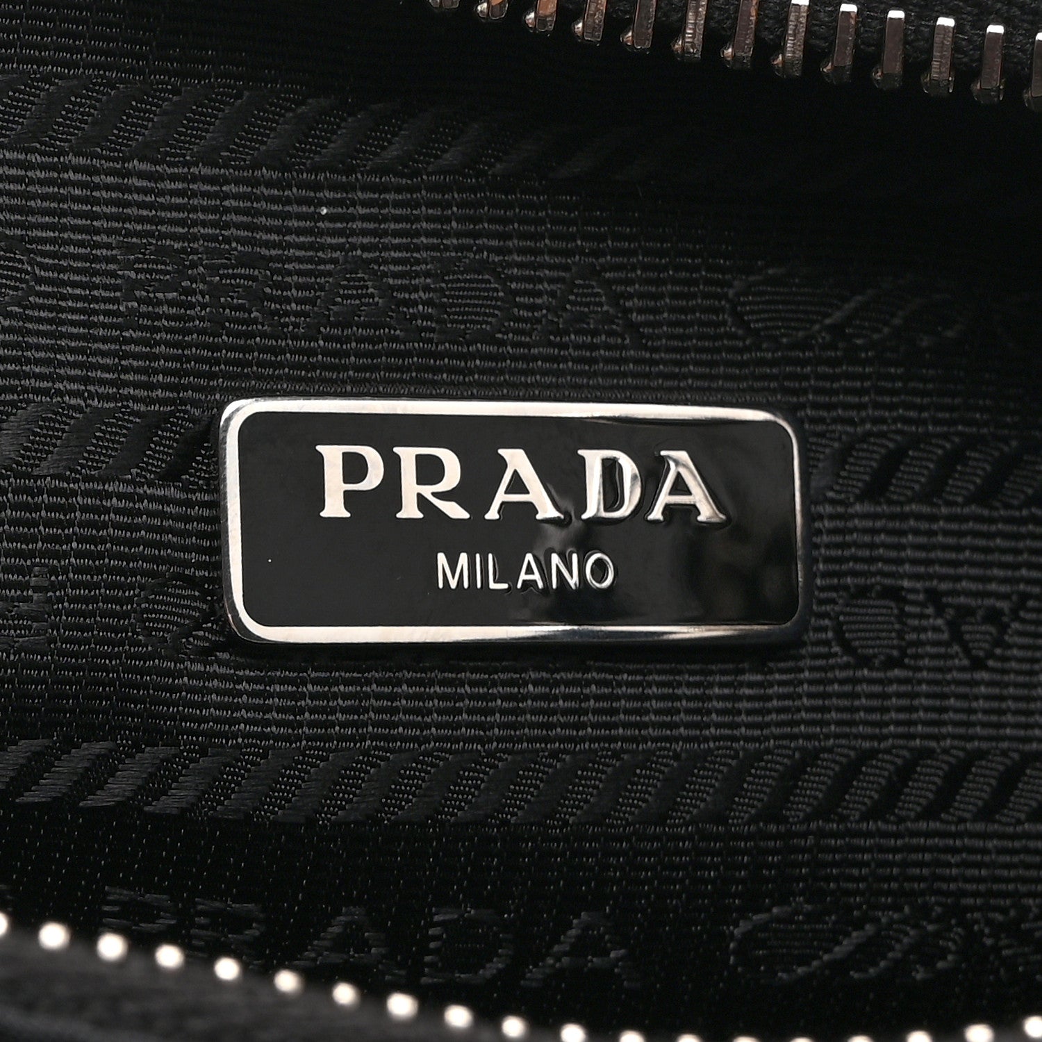 Prada Nylon Re-Edition 2005 Shoulder Bag Black 6 of 10
