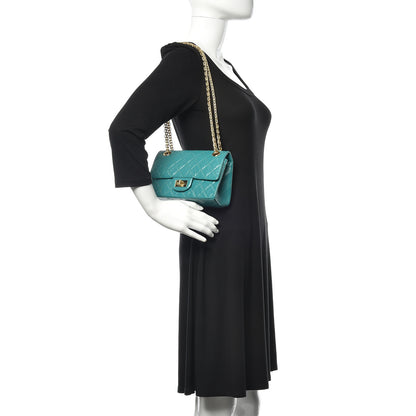 Chanel Aged Calfskin Quilted 2.55 Reissue Mini Flap Green 2 of 9