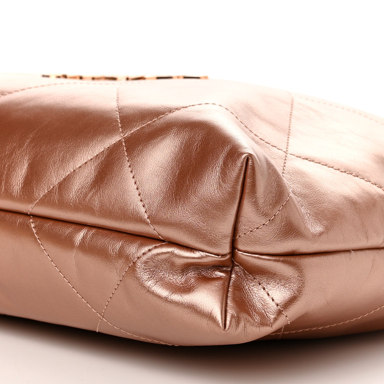 Chanel Metallic Calfskin Quilted Chanel 22 Pink 11 of 11