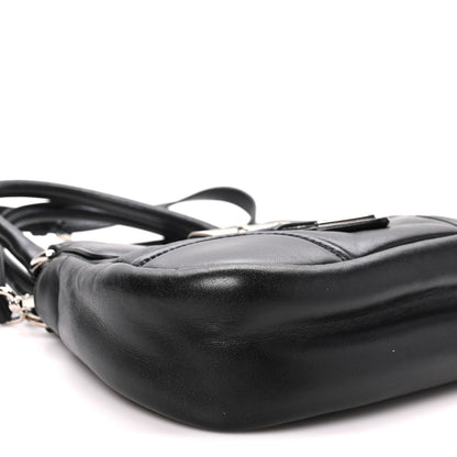 Prada Nappa Soft Padded Re-Edition 2002 Moon Bag Black 8 of 9