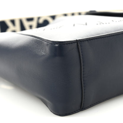 Stella McCartney Eco Alter Nappa Perforated Logo Mini Crossbody Navy 8 of 10