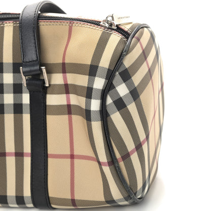 Burberry House Check Barrel Bag Black 9 of 13