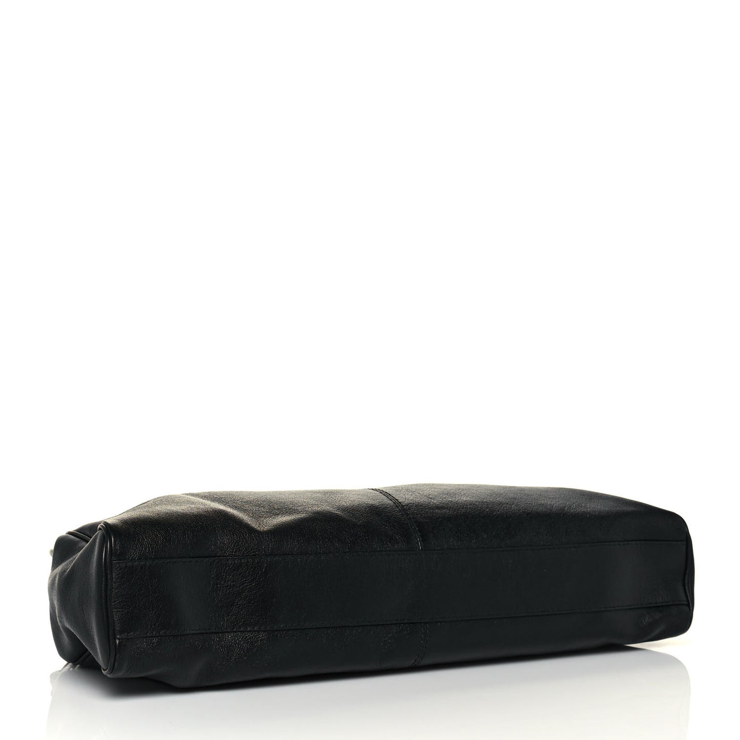 Calfskin Large Re(Belle) Top Handle Bag Black