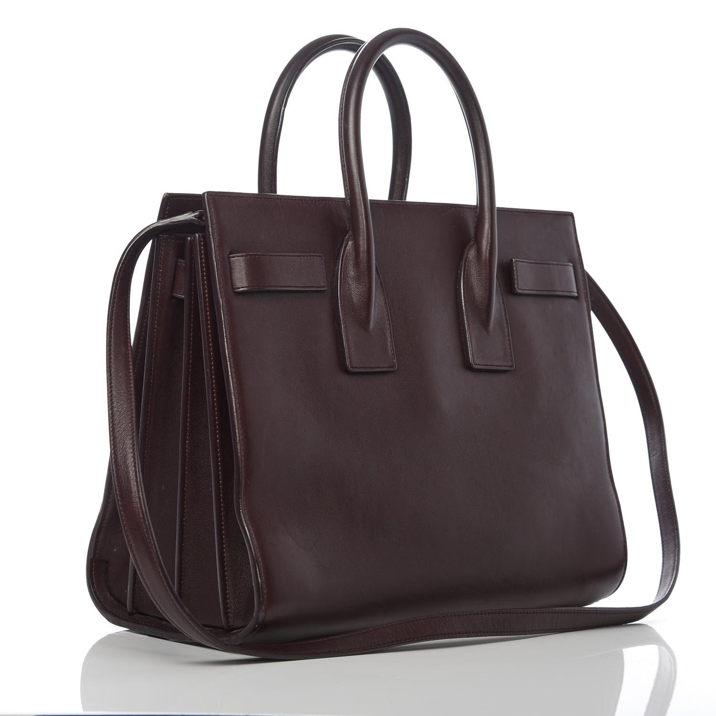 Calfskin Small Sac De Jour Bordeaux