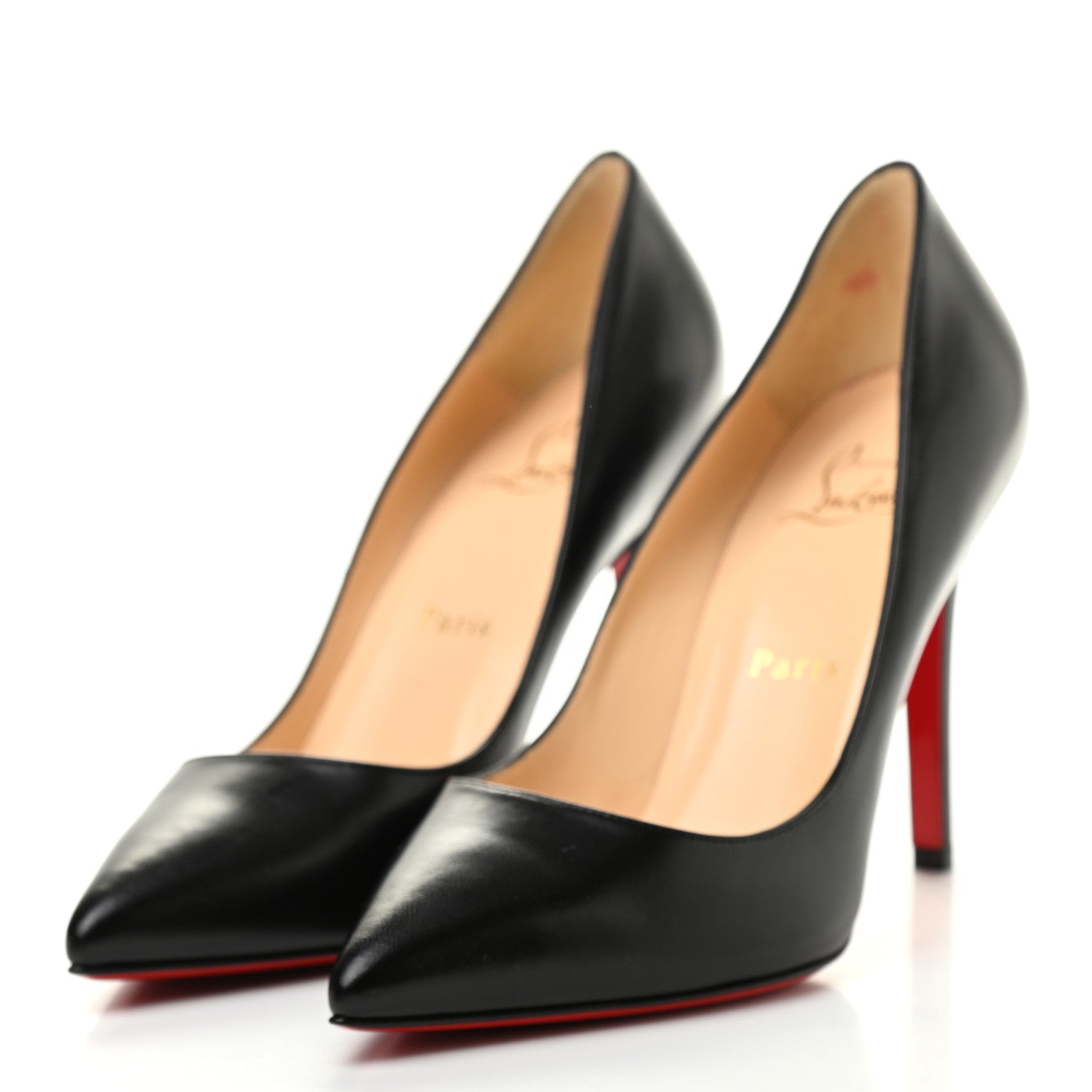 Christian Louboutin Kid Pigalle 100 Pumps 36.5 Black 2 of 7
