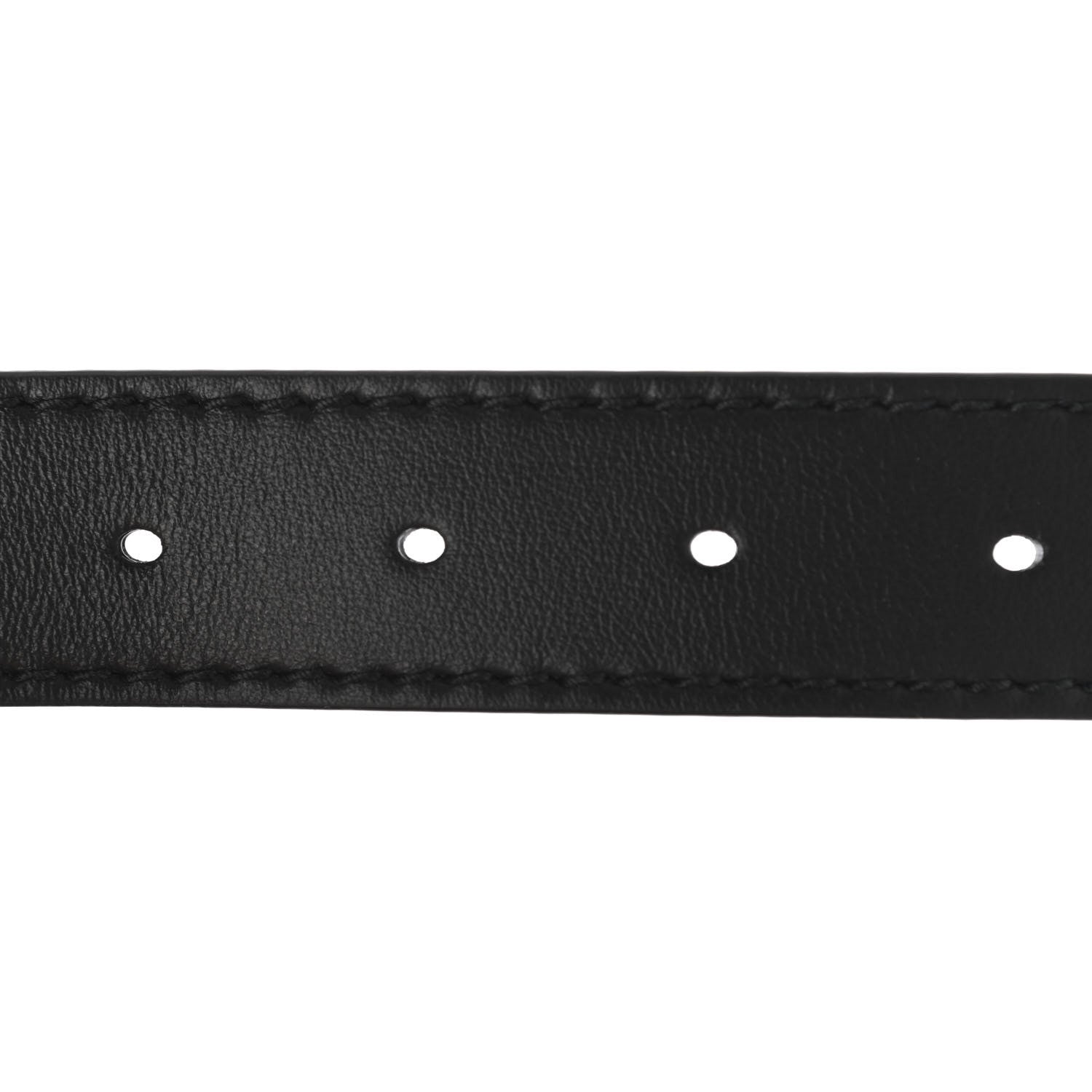 Christian Dior Calfskin D Fence Belt 75 Black 5 of 6