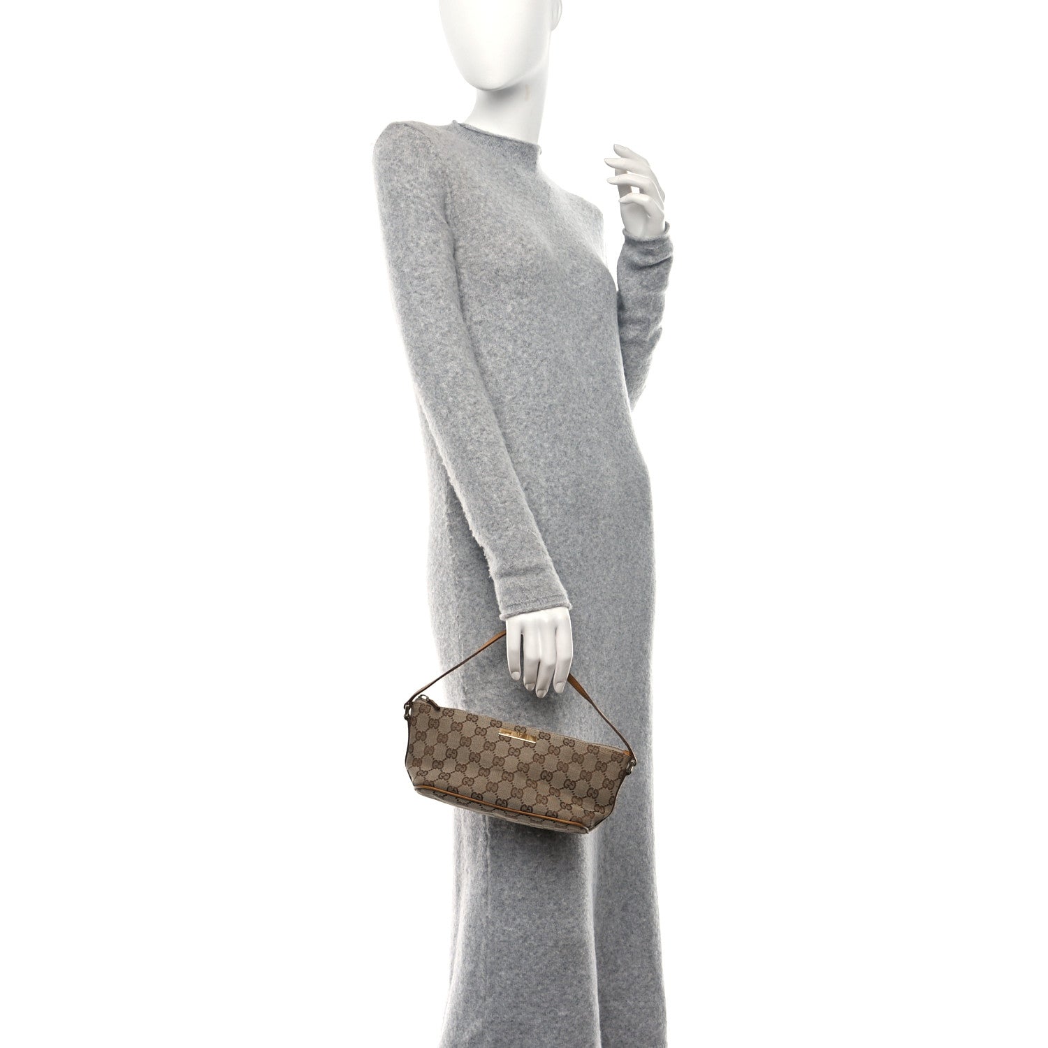 Gucci Monogram Boat Pochette Brown 4 of 12