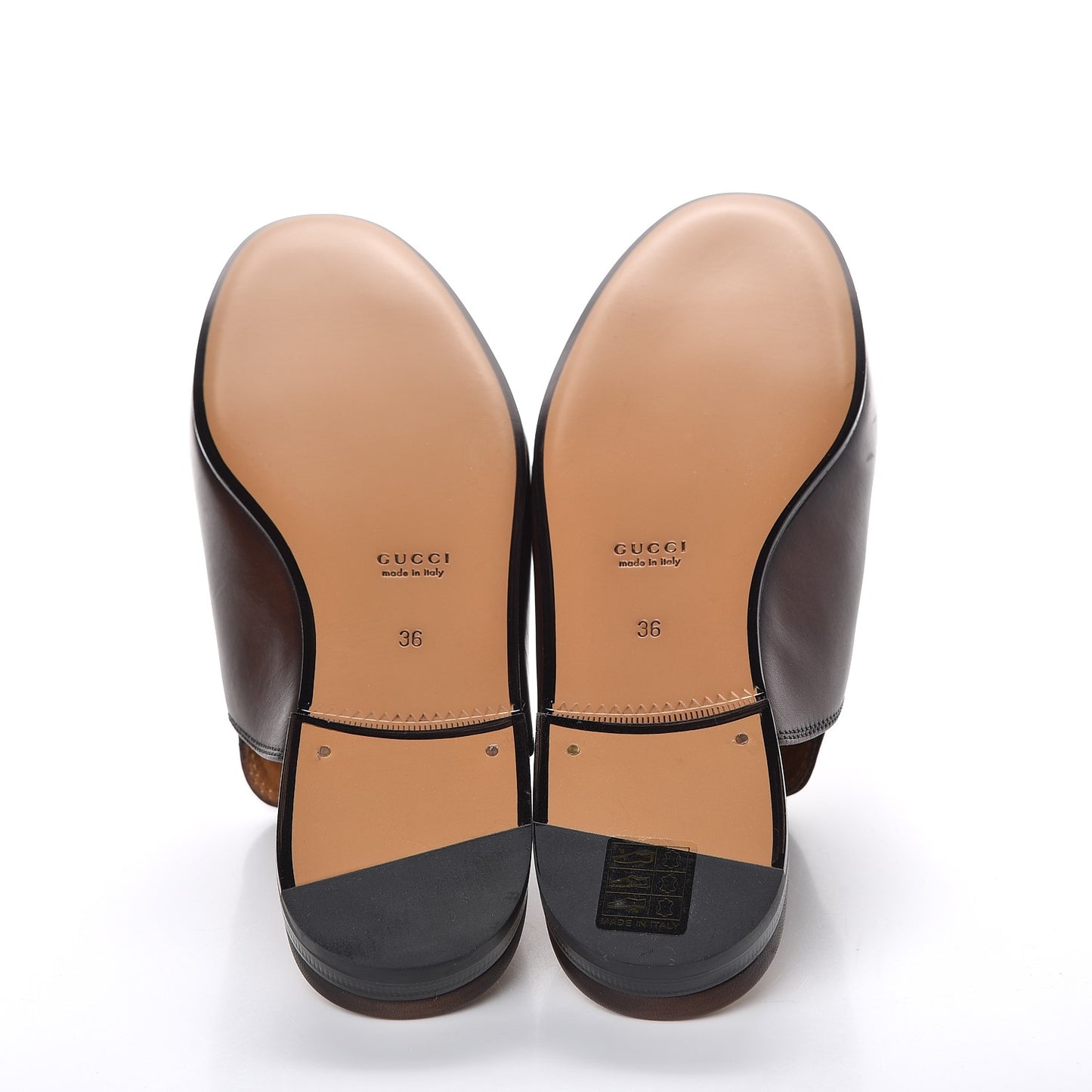 Calfskin Womens Princetown Slippers 36 Fondente Brown