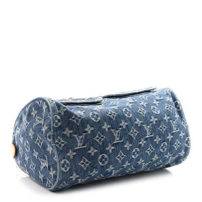 Louis Vuitton Monogram Denim Neo Speedy Blue 4 of 9
