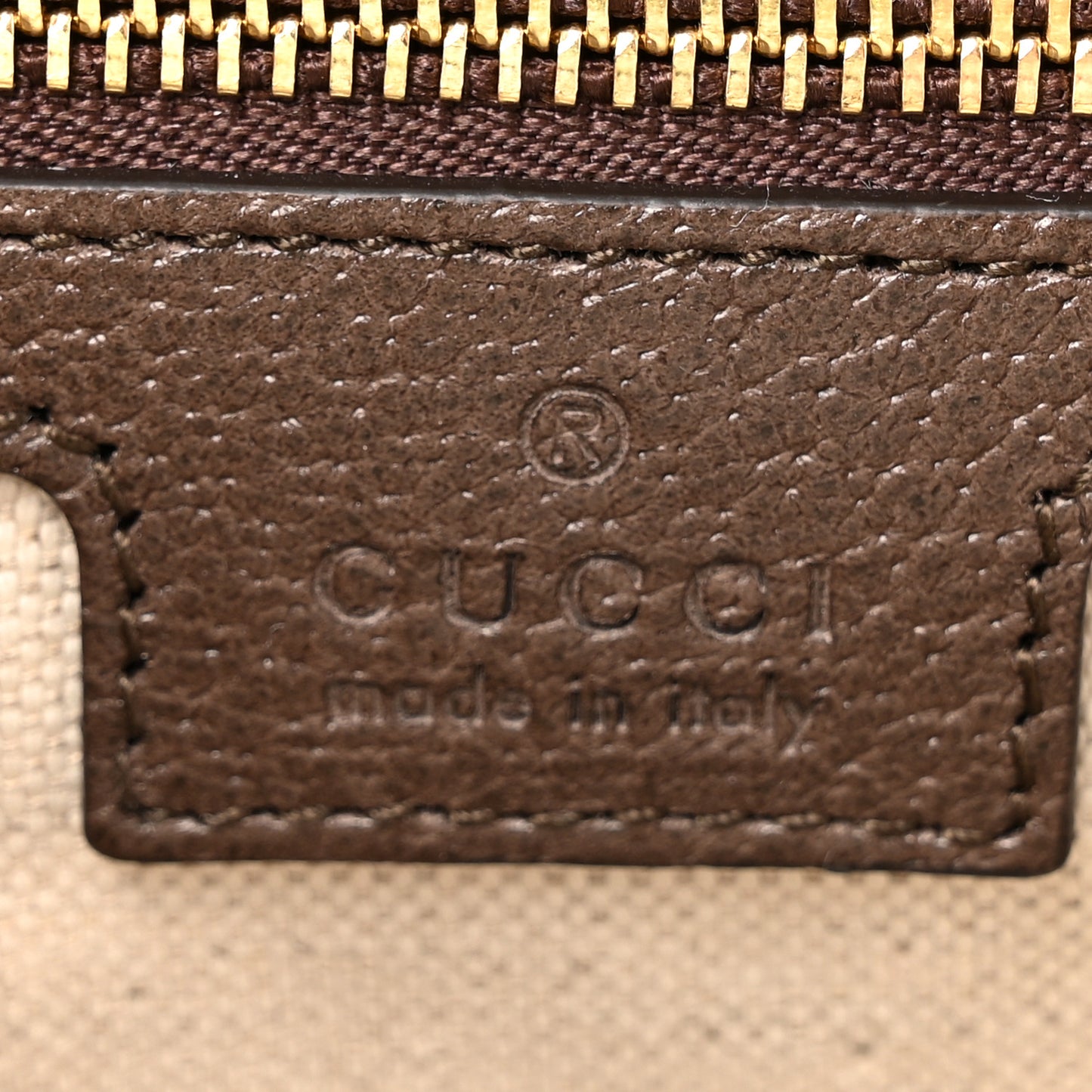 GG Supreme Monogram Textured Dollar Calfskin Web Studded Mini Ophidia Flap Shoulder Bag Beige Ebony New Acero