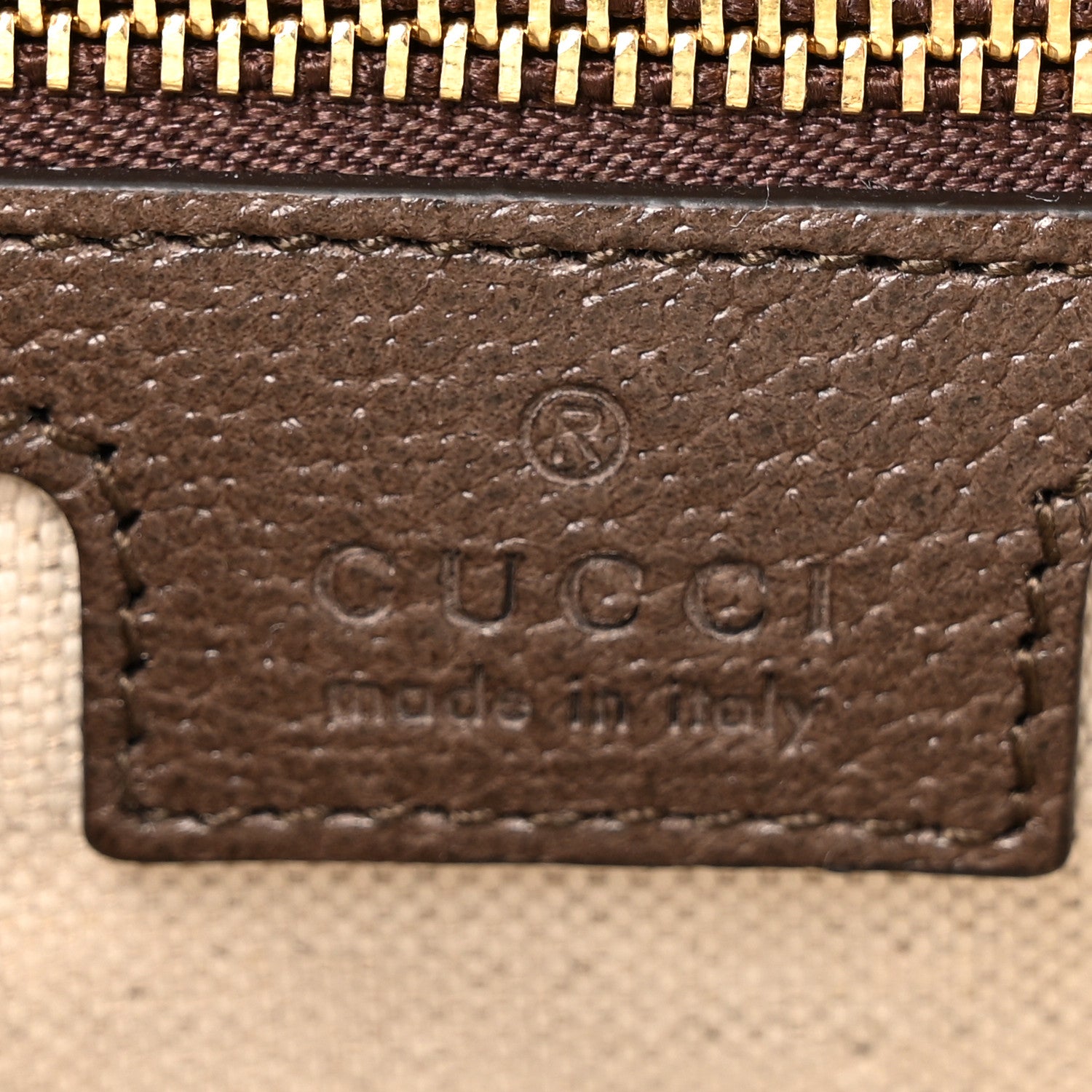 Gucci GG Supreme Monogram Textured Dollar Calfskin Web Studded Mini Ophidia Flap Shoulder Bag Beige Ebony New Acero 6 of 10