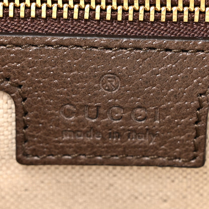 Gucci GG Supreme Monogram Textured Dollar Calfskin Web Studded Mini Ophidia Flap Shoulder Bag Beige Ebony New Acero 6 of 10